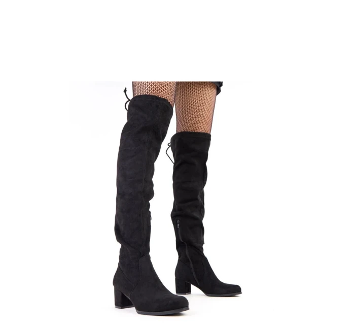 Kozačky na podpatku model 218561 Solea Kozačky na podpatku model 218561 Solea