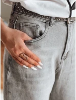 Dámské džínové kalhoty boyfriend OLDRELAX šedá FashionStreet UY2495