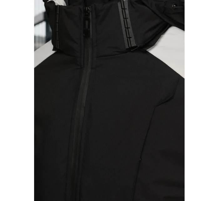 Pánská zimní bunda s kapucí černá FashionStreet TX5123