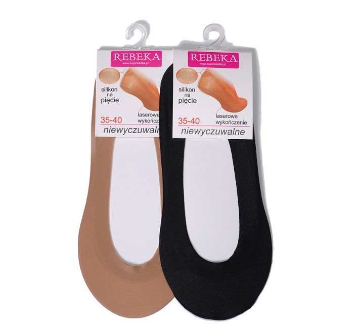 Dámské ponožky baleríny Rebeka 0708 silikon