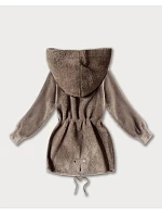 přes oblečení typu alpaka ve velbloudí barvě s kapsami model 21482453 - MHM