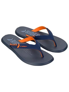 boty pánské sportovní žabky model 22115539 Prime pohodlné žabky navy blue orange - Rider