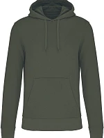 Kariban K 4027 Pánská eco-friendly mikina s kapucí 20.4027 dark khaki