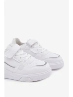 Dětské tenisky na suchý zip Big Star SS374042 Bílé