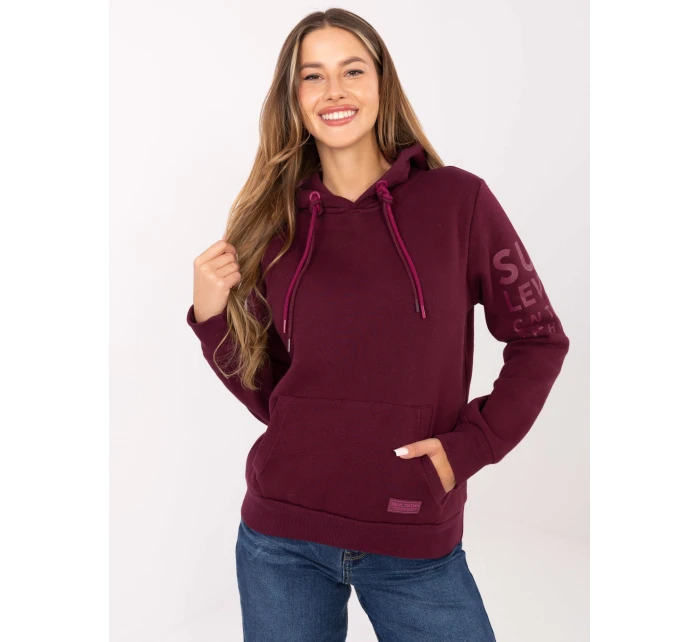 Bluza model 21236031 bordowy - FPrice
