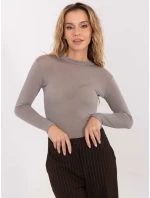 Bluzka IT BZ model 21757356 ciemny bezowy - FPrice Bluzka IT BZ model 21757356 ciemny bezowy - FPrice