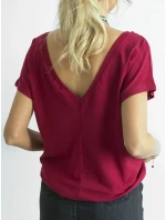 Tričko RV TS 4662.86 kaštanová