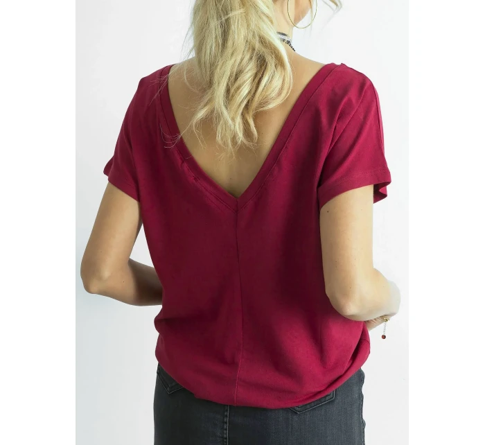 Tričko RV TS 4662.86 kaštanová