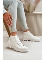 Dámské Tenisky S Kotníkovou Cholevkou Big Star Bílé Dámské Tenisky S Kotníkovou Cholevkou Big Star Bílé