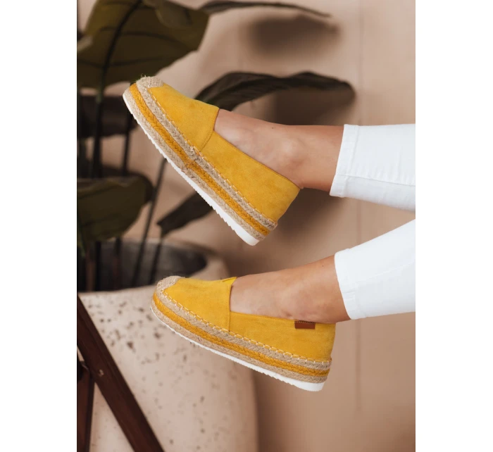 Dámské žluté espadrilky LANSI FashionStreet ZY0056 Dámské žluté espadrilky LANSI FashionStreet ZY0056