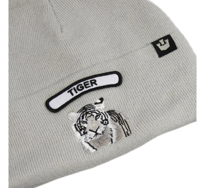 Vlněná zimní čepice Goorin Bros. Soft Rock Tiger Beanie Silver - model 21932263 Vlněná zimní čepice Goorin Bros. Soft Rock Tiger Beanie Silver - model 21932263