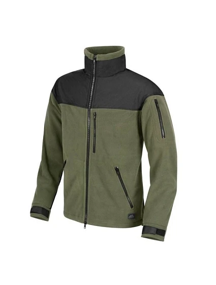 Mikina CLASSIC – fleece – olivově model 22368856 Mikina CLASSIC – fleece – olivově model 22368856