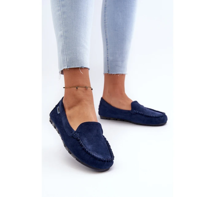 Dámské mokasíny z ekologického semiše černé Amrutia Dámské mokasíny z ekologického semiše černé Amrutia