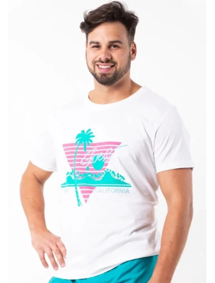 Pánské tričko F92I03JR03D A009 bílá - Guess Pánské tričko F92I03JR03D A009 bílá - Guess