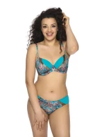 Dámské plavkové kalhotky brazilky SF model 21885756 TURQUOISE - AVA SWIMWEAR