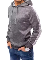 Pánská mikina s kapucí tmavě šedá Dstreet model 21964069 - FashionStreet