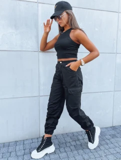 Dámské padákové kalhoty NECTI black FashionStreet UY1637