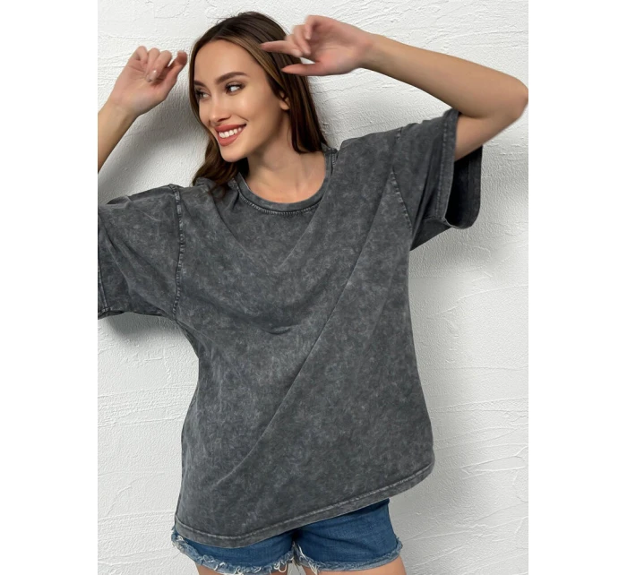 Dámské tričko DREY graphite FashionStreet RY2639 Dámské tričko DREY graphite FashionStreet RY2639