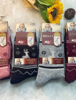 WiK 002 dámské ponožky Angora 111 35-42