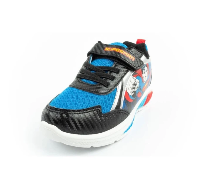 Leomil dětské sportovní boty tenisky pro chlapce Superman LED