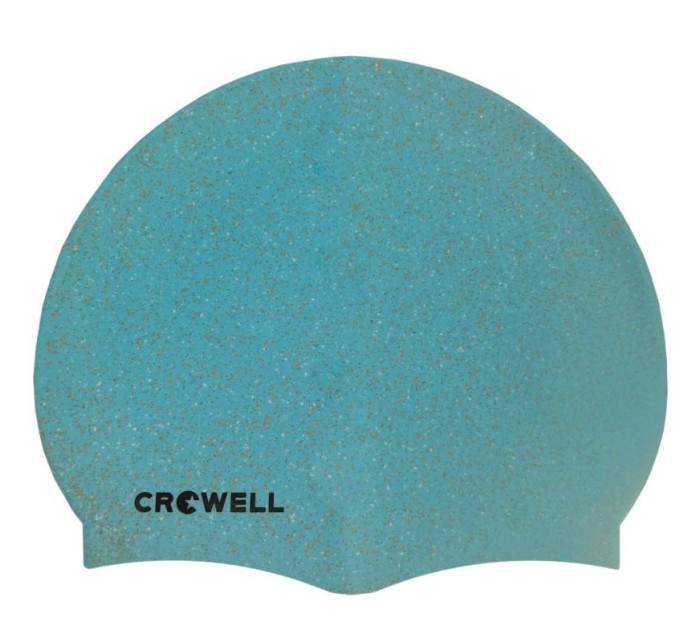Crowell Recycling Pearl silikonová plavecká čepice světle modré barvy.6