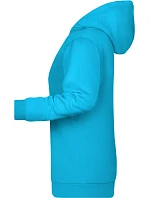 Daiber JN 795 Dámská mikina s kapucí 02.0795 turquoise Daiber JN 795 Dámská mikina s kapucí 02.0795 turquoise