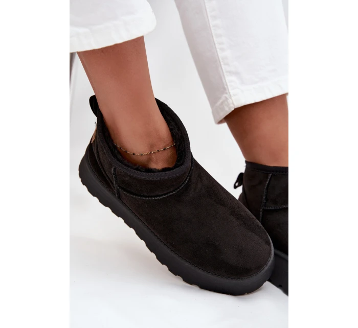 Dámské sněhule na platformě Černé Celyra