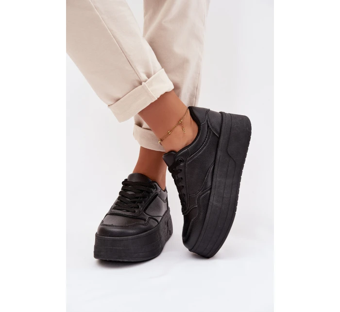 Dámské tenisky na masivní platformě Černé model 21954583 - Boto Dámské tenisky na masivní platformě Černé model 21954583 - Boto