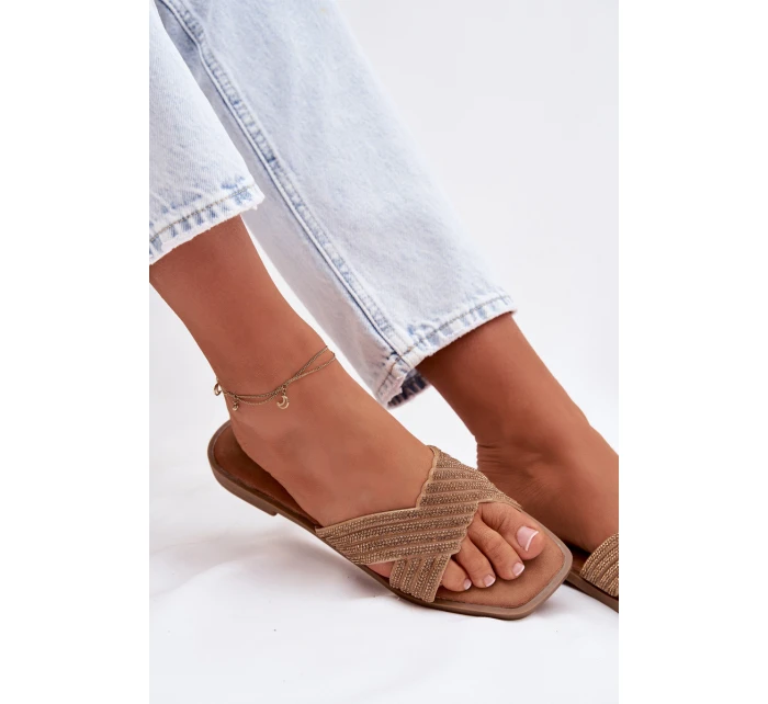 Dámské ploché žluté pantofle Zinnia Dámské ploché žluté pantofle Zinnia