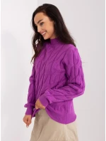 Jumper AT SW 2235.00P tmavě fialový Jumper AT SW 2235.00P tmavě fialový