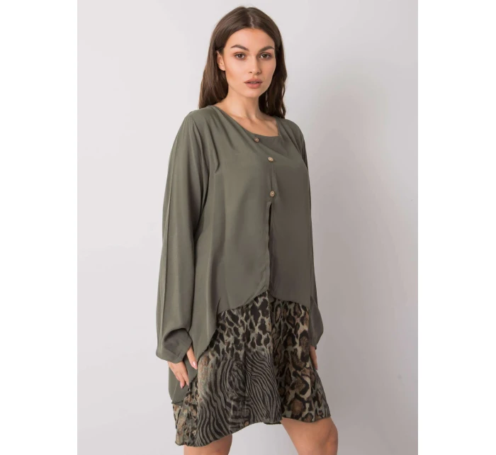 Šaty DHJ SK 21451.50 khaki