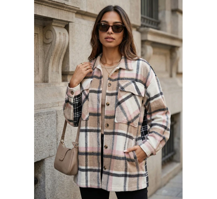 Košile DN KS 3841.02 černá a béžová