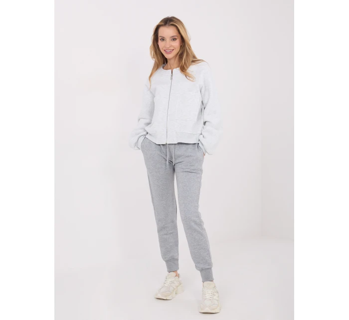 WT BL mikina A1452.99 světle šedá