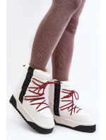 Dámské sněhule se silnou podrážkou, Vegan D.Franklin bílá Dámské sněhule se silnou podrážkou, Vegan D.Franklin bílá