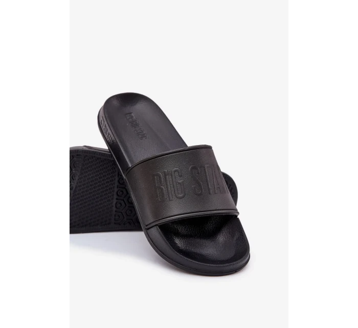 Pánské lehké pěnové pantofle Big Star – černé Pánské lehké pěnové pantofle Big Star – černé