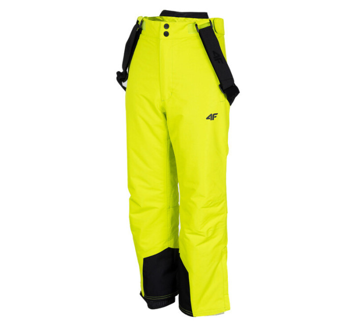 Dětské / junior lyžařské kalhoty HJZ22 JSPMN001 45S neon zelená - 4F