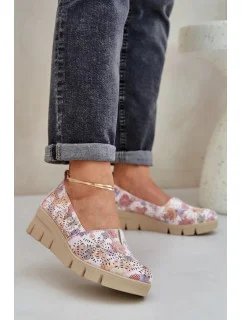 Dámské polobotky model 21038459 Béžová mix Jezzi - Inello