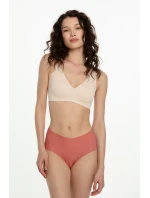 Kalhotky bezešvé Mousse Maxi korálové - Julimex