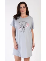 Dámská noční košile s krátkým rukávem Motýl