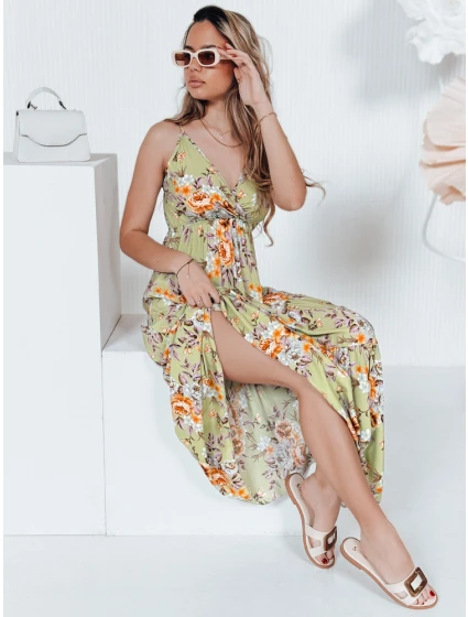 zelené maxi šaty model 21990223 - Dstreet zelené maxi šaty model 21990223 - Dstreet