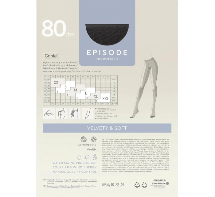 punčocháče 80 den 5 XL model 21778976 - Conte