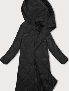 Černá dlouhá zimní bunda s kapucí J.Style (5M3173-392)