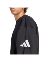 Pánská mikina adidas Essentials Loose Fit 3 Bar Logo černá JF3542 pánská