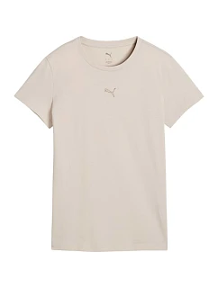 Dámské tričko Ess Cat Logo Tee, světle béžové, 82 model 22301650 - Puma