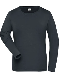 JN Dámské pracovní tričko Solid 02. carbon model 22531678 - Daiber
