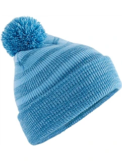B 476 Pletená čepice s bambulí  sky blue model 22469615 - Beechfield