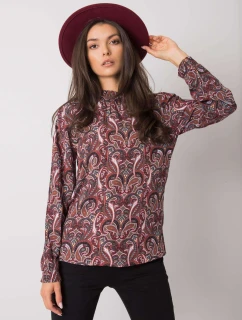 Bluzka model 21786297 ciemny brązowy - FPrice