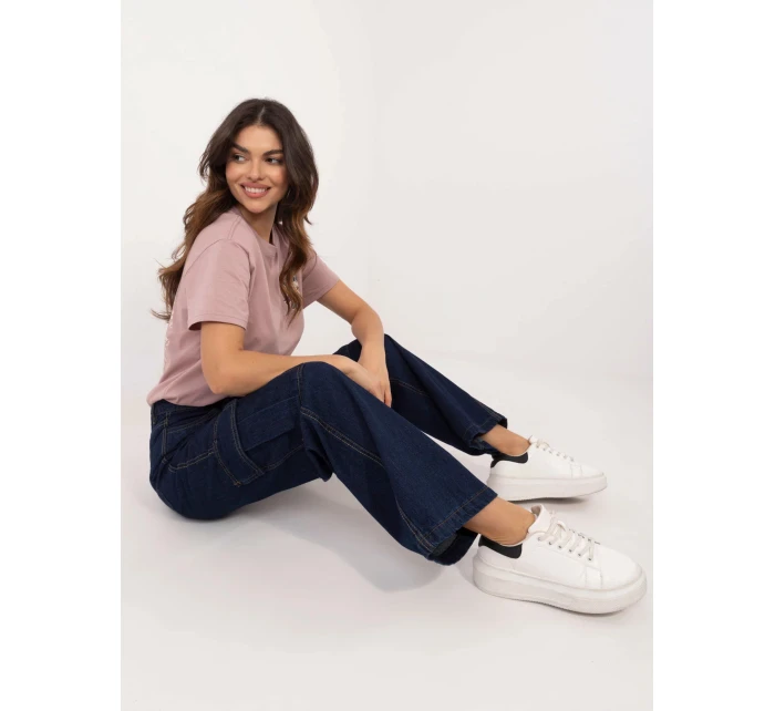 Džínové kalhoty D80016BD62458D282 modré - Sublevel