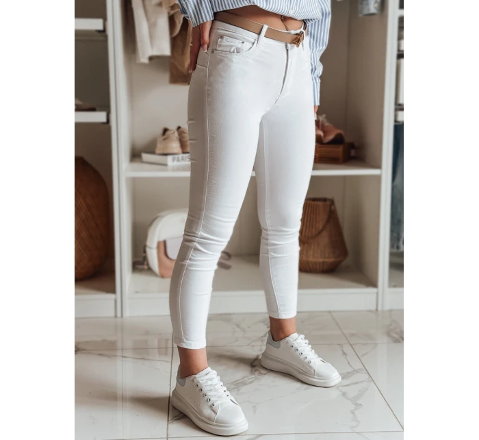 Dámské džínové úzké kalhoty white model 21985210 - Dstreet