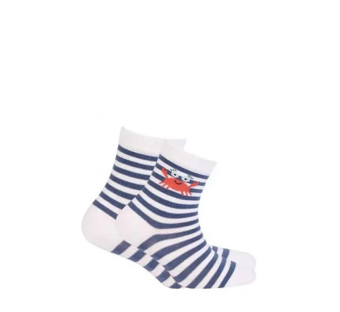 Skarpety  chłopięce wzorowane model 16127234 - Wola
